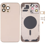 Carcasa trasera premium para iPhone 13 Pro Max con bandeja para tarjeta SIM, teclas laterales y lente de cámara: duradera y de fácil instalación.