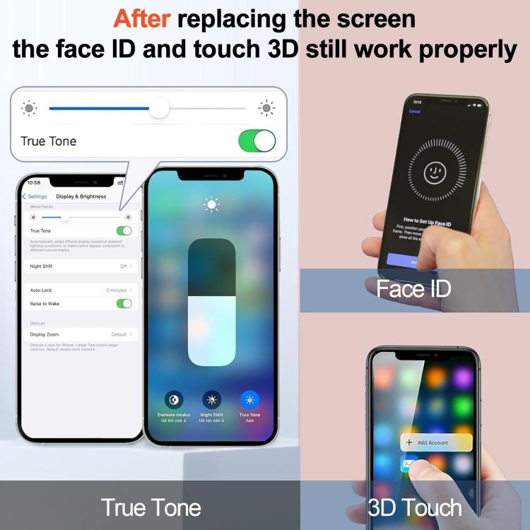 Soft OLED Display for iPhone 14 Pro Max by Ruiju