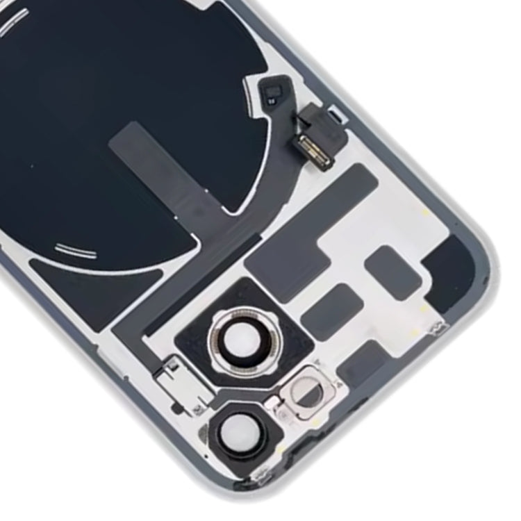 iPhone 14 Glass Back Cover with Wireless Charging & Flash Bracket
