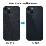 iPhone 14 Glass Back Cover with Wireless Charging & Flash Bracket