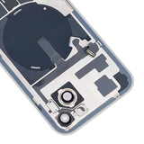 Carcasa trasera de cristal para iPhone 15 Plus con carga inalámbrica y soporte de flash para máxima protección