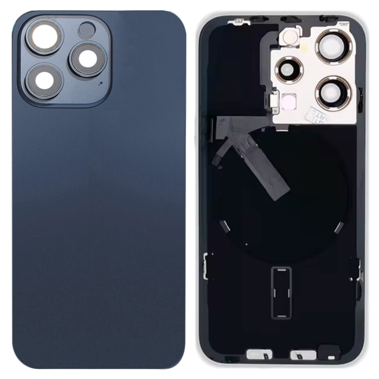 iPhone 15 Pro Glass Back Cover with Wireless Charging & Flash Bracket