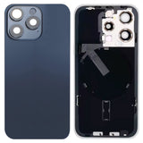 iPhone 15 Pro Glass Back Cover with Wireless Charging & Flash Bracket