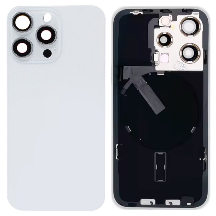 iPhone 15 Pro Glass Back Cover with Wireless Charging & Flash Bracket