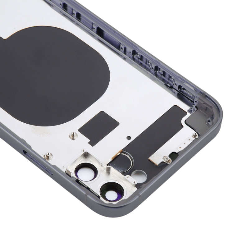 Carcasa trasera para iPhone 11 a iPhone 15 Pro: diseño de imitación elegante