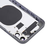 Carcasa trasera para iPhone 11 a iPhone 15 Pro: diseño de imitación elegante