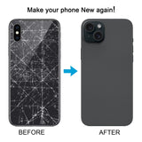 Carcasa trasera para iPhone XS a iPhone 15 Pro: elegante imitación del diseño del iPhone 15 Pro