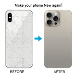Back Cover for iPhone XS Max to iPhone 15 Pro Max – Imitation Design