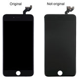 Reemplazo de pantalla LCD original para iPhone 6S Plus: pantalla blanca y negra de alta calidad