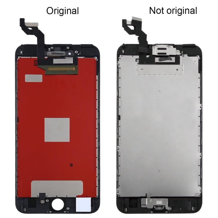 Original LCD Screen for iPhone 6S Plus - White & Black Replacement, High-Quality iPhone Display