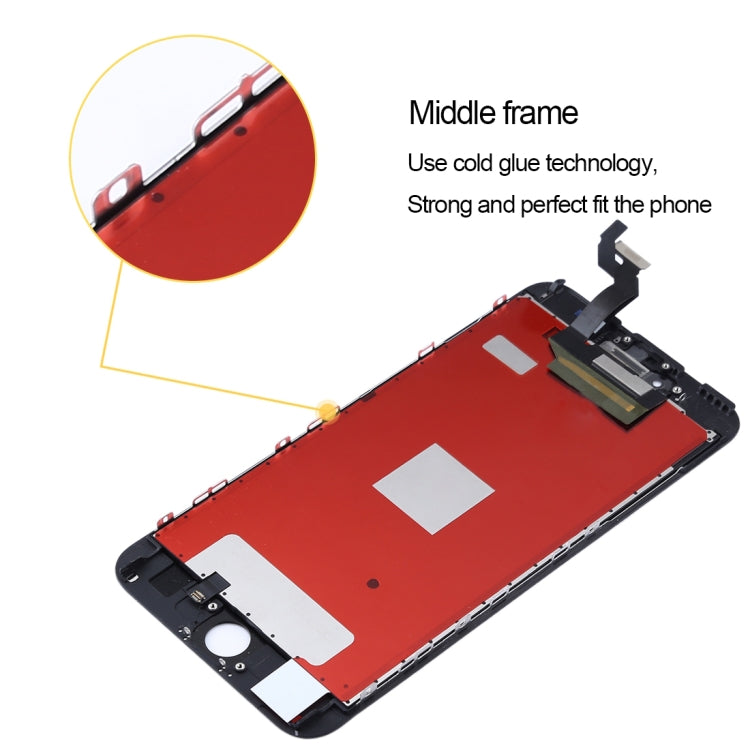 Reemplazo de pantalla LCD original para iPhone 6S Plus: pantalla blanca y negra de alta calidad