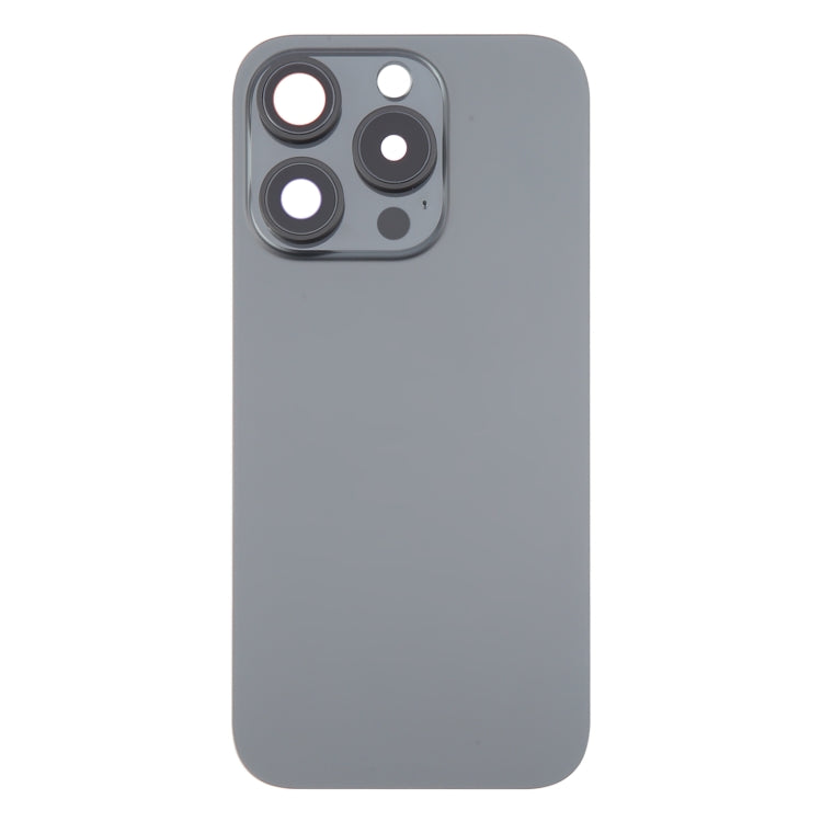 Tapa trasera de batería para iPhone 16 Pro Max con cristal original y cubierta de lente de cámara