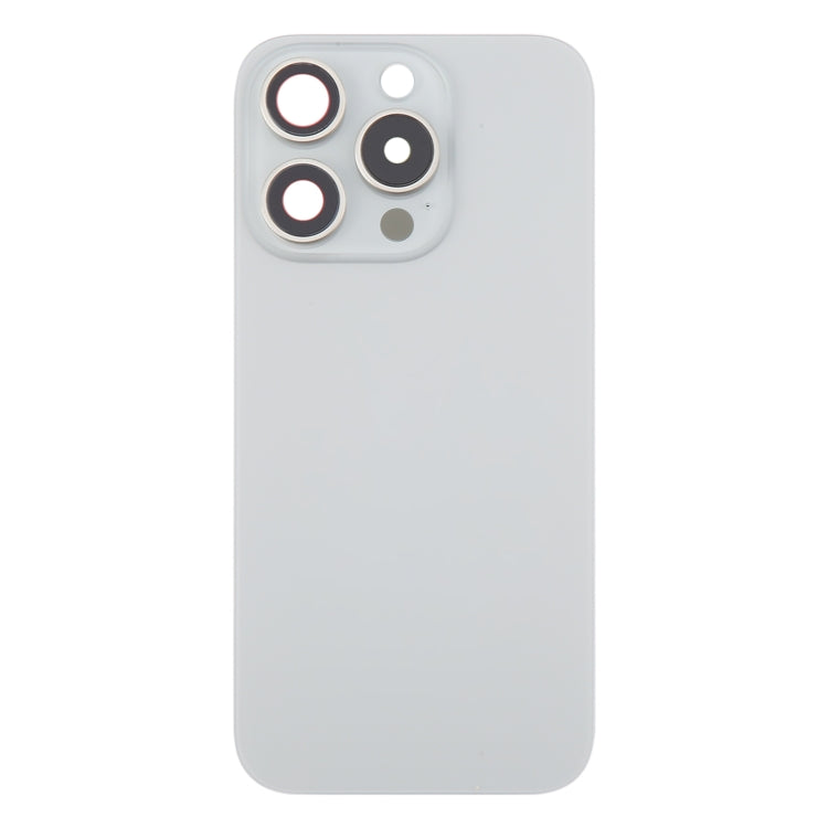 For iPhone 16 Pro Max Glass Original Battery Back Cover with Camera Lens Cover