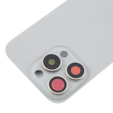 For iPhone 16 Pro Max Glass Original Battery Back Cover with Camera Lens Cover