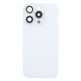 For iPhone 16 Pro Max Glass Original Battery Back Cover with Camera Lens Cover