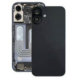 For iPhone 16 Battery Back Cover with Camera Lens Cover, For iPhone 16
