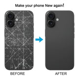 For iPhone 16 Battery Back Cover with Camera Lens Cover, For iPhone 16