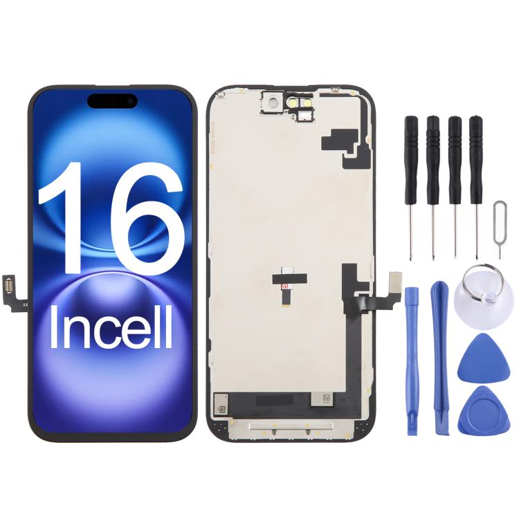 For iPhone 16 HD+ LCD Screen with Digitizer Full Assembly