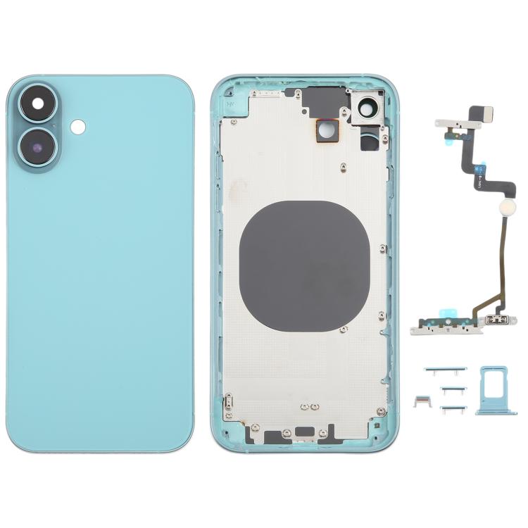 iPhone XR Back Cover – Blue, White, Black, Pink, Green (iP16 Style)