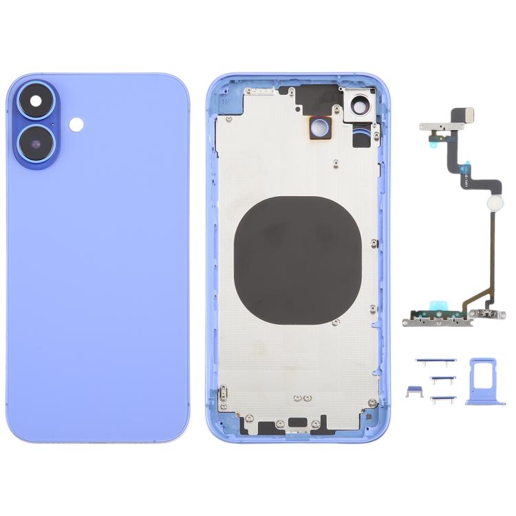 iPhone XR Back Cover – Blue, White, Black, Pink, Green (iP16 Style)