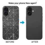 iPhone XR Back Cover – Blue, White, Black, Pink, Green (iP16 Style)