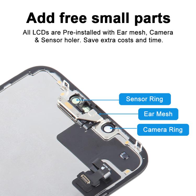 Original iPhone 16e LCD Screen Replacement & Digitizer Full Assembly
