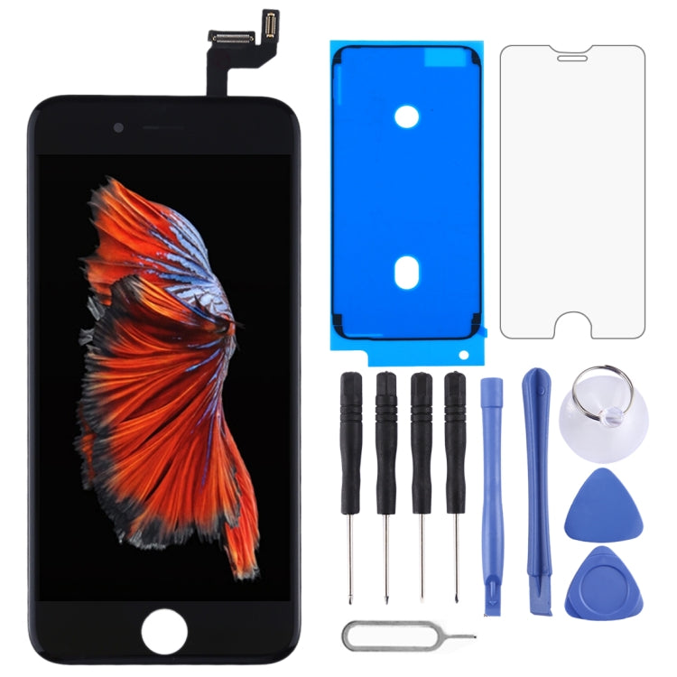 Reemplazo de pantalla LCD original para iPhone 6S: piezas de pantalla en blanco y negro de primera calidad para una fácil reparación.