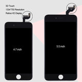 Reemplazo de pantalla LCD original para iPhone 6S: piezas de pantalla en blanco y negro de primera calidad para una fácil reparación.