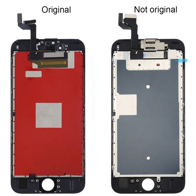 Reemplazo de pantalla LCD original para iPhone 6S: piezas de pantalla en blanco y negro de primera calidad para una fácil reparación.