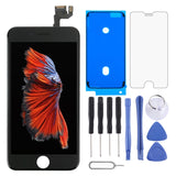 Digitalizador para iPhone 6s - Reemplazo original 4 en 1 con cámara frontal, LCD, marco y panel táctil en blanco/negro