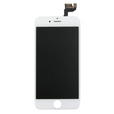 Digitalizador para iPhone 6s - Reemplazo original 4 en 1 con cámara frontal, LCD, marco y panel táctil en blanco/negro