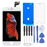 Digitalizador para iPhone 6s - Reemplazo original 4 en 1 con cámara frontal, LCD, marco y panel táctil en blanco/negro