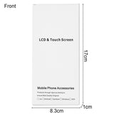 50 cajas de embalaje para pantalla LCD de iPhone 6s: cajas de cartón blancas resistentes para un embalaje seguro de piezas de iPhone.