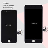 Reemplazo de pantalla LCD original para iPhone 7 (pantalla blanca y negra)