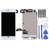 Reemplazo de pantalla LCD para iPhone 7 con cámara frontal (opciones en blanco y negro)
