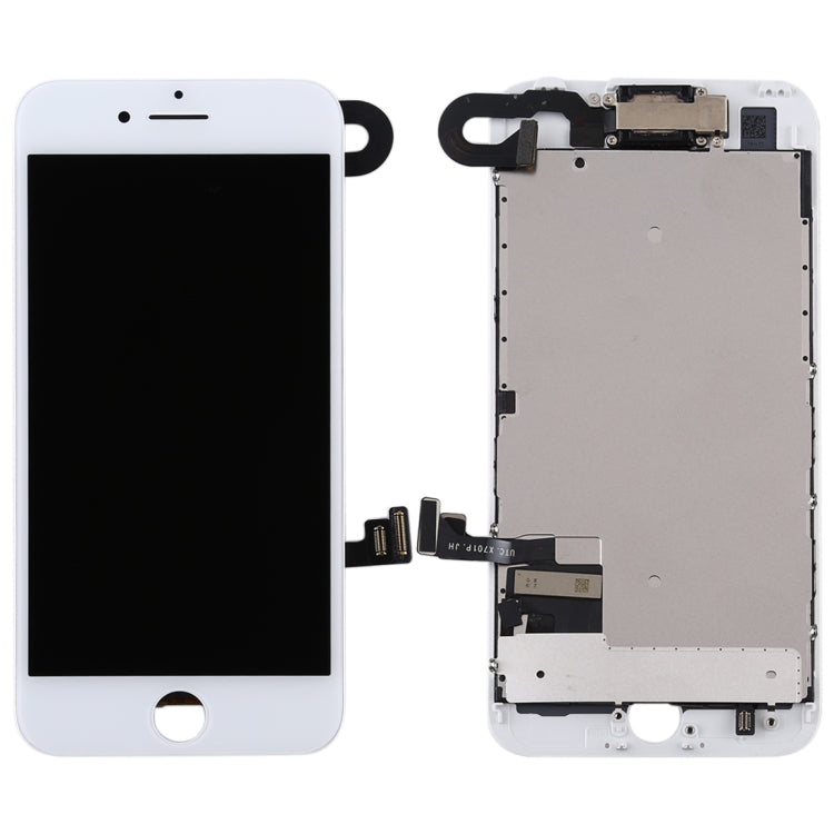 Reemplazo de pantalla LCD para iPhone 7 con cámara frontal (opciones en blanco y negro)