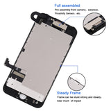 Reemplazo de pantalla LCD para iPhone 7 con cámara frontal (opciones en blanco y negro)