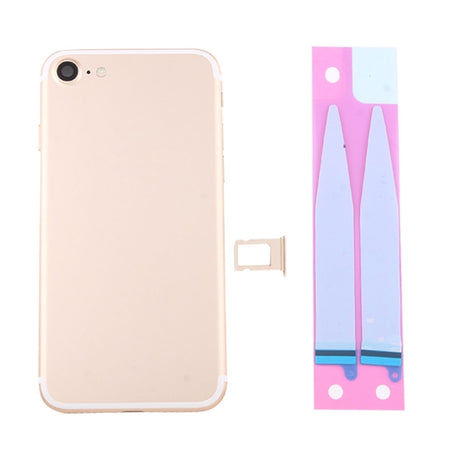 iPhone 7 Battery Back Cover with SIM Tray – Full Assembly (Includes Jet Black) - LYDARZ