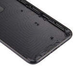 Carcasa completa 6 en 1 para iPhone 7 Plus: tapa trasera, bandeja para tarjetas, tecla de volumen, botón de encendido, interruptor de silencio y tecla de vibración - Negro azabache