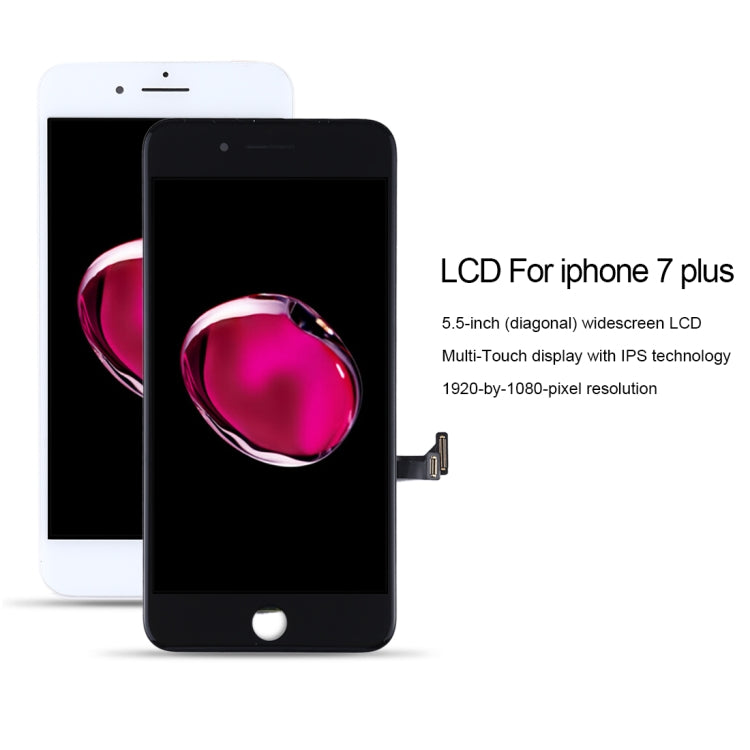 Pantalla LCD original del iPhone 7 Plus (opciones en blanco y negro)