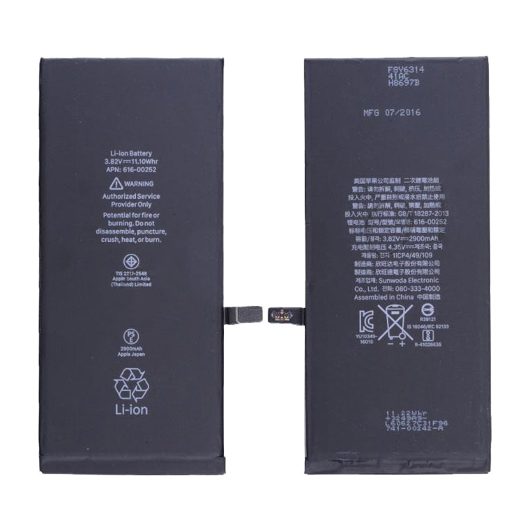 Batería de repuesto de 2900 mAh para iPhone 7 Plus y iPhone 7P