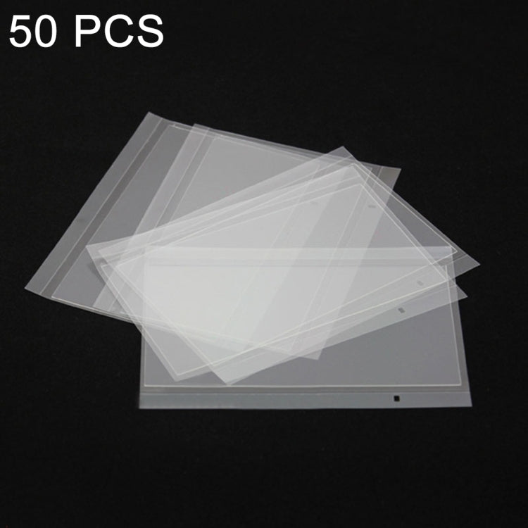 50 adhesivos OCA para iPhone 7 Plus y 8 Plus: transparentes, de primera calidad, de 250 um para reparación de pantallas.
