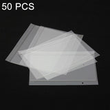 50 adhesivos OCA para iPhone 7 Plus y 8 Plus: transparentes, de primera calidad, de 250 um para reparación de pantallas.