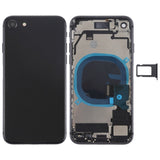iPhone 8 Full Assembly Parts - Battery Cover, Side Keys, Vibrator, Speaker, Power & Volume Buttons, Card Tray
