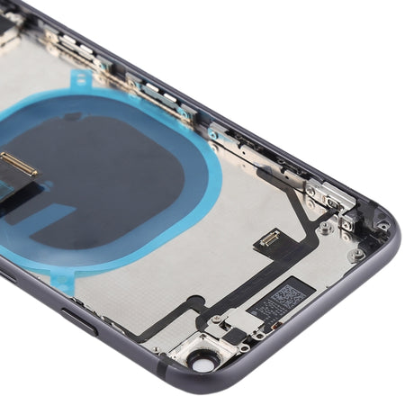 iPhone 8 Full Assembly – Battery Cover with Side Keys, Vibrator, Speaker, Power & Volume Buttons, Card Tray - LYDARZ