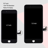 Original iPhone 8 LCD Screen Replacement - Premium Quality Parts in White & Black, Easy Installation