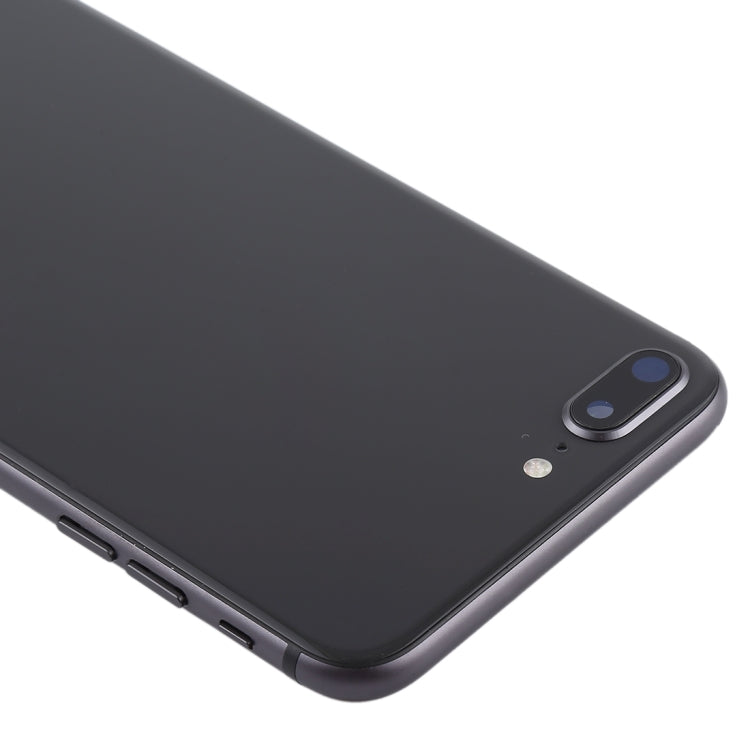 iPhone 8 Plus Battery Back Cover Assembly with Side Keys, Vibrator, Speaker Ringer Buzzer, Power & Volume Button Flex Cable, Card Tray - Full Assembly