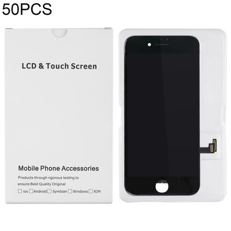 50 PCS White Cardboard Boxes for iPhone 8 Plus / 7 Plus LCD Screens – i7 Plus / i8 Plus Packaging - LYDARZ