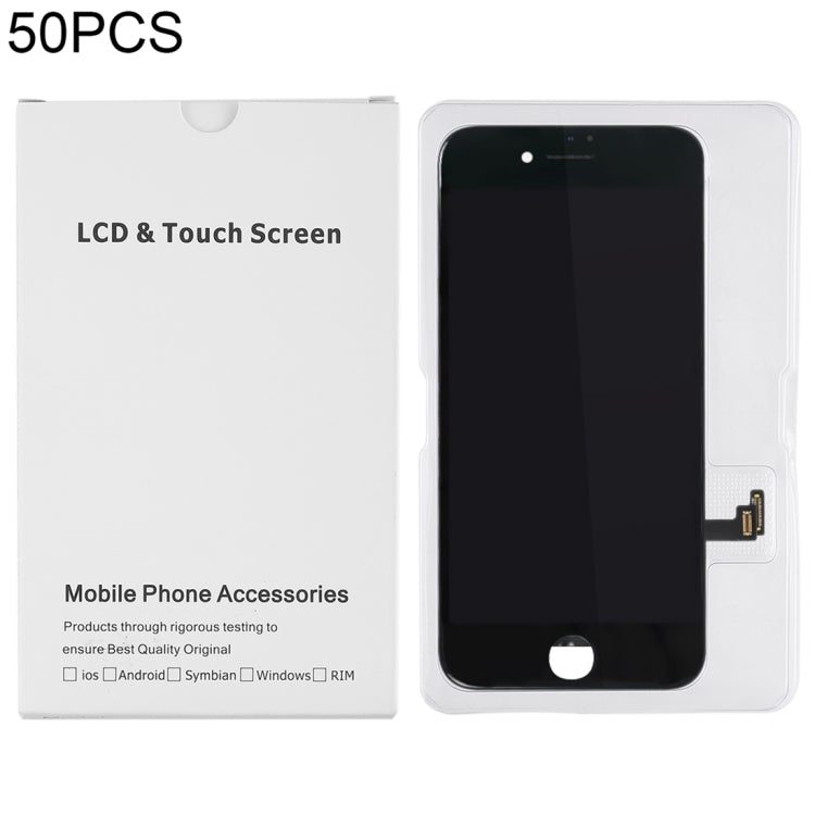 50 cajas de cartón para pantalla LCD de iPhone 8 Plus para 7 Plus/8 Plus