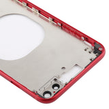 iPhone 8 Plus Transparent Back Cover with Camera Lens, SIM Card Tray & Side Keys - Clear, White, Gold & Red Options Available